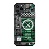 Green Camo Circuit iPhone 11 Pro Glass Back Cover Online