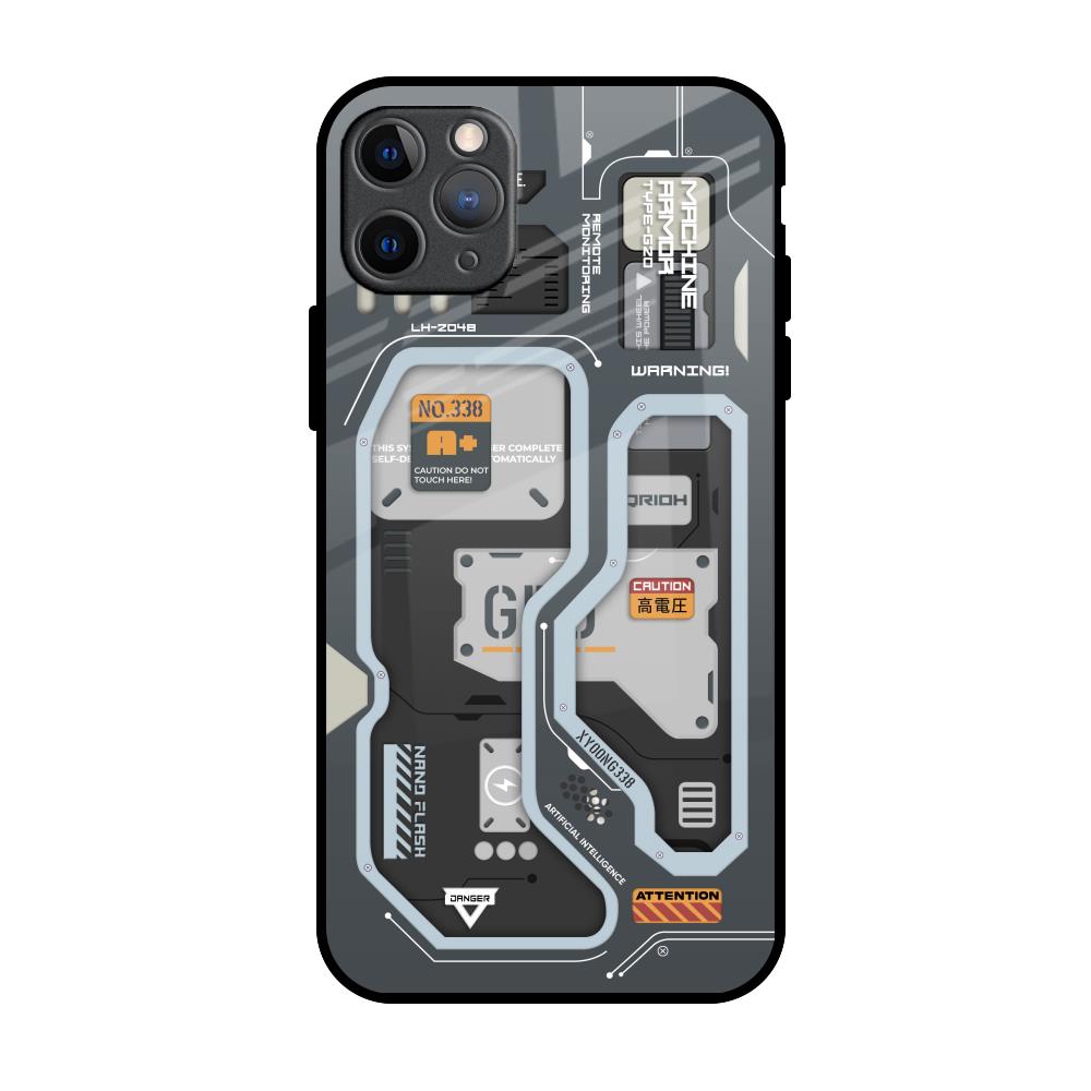 Retro Futuristic iPhone 11 Pro Max Glass Back Cover Online