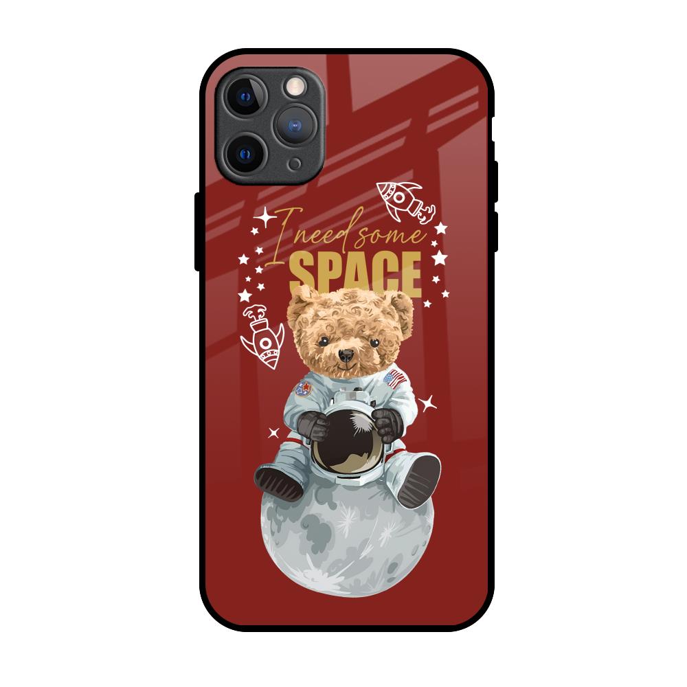 Astronaut Bear iPhone 11 Pro Max Glass Back Cover Online