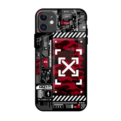 Technology Art iPhone 11 Glass Back Cover Online