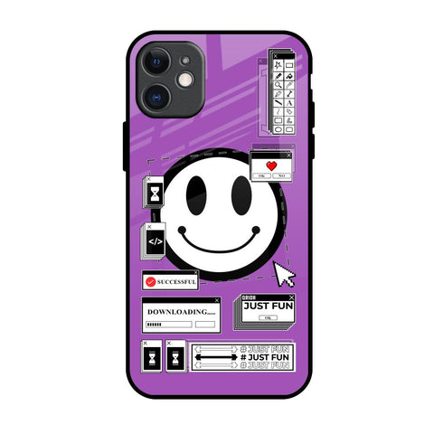 Code with Smile iPhone 11 Glass Back Cover Online