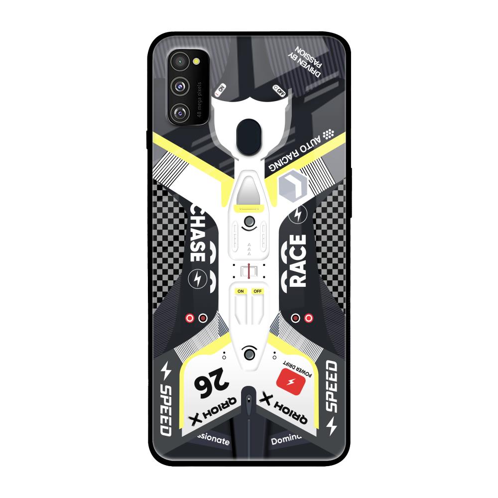 Car Enthusiast Samsung Galaxy M30s Glass Back Cover Online