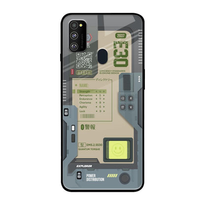 Art Station Samsung Galaxy M30s Glass Back Cover Online