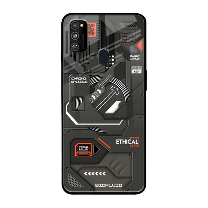 Tech Aesthetics Samsung Galaxy M30s Glass Back Cover Online