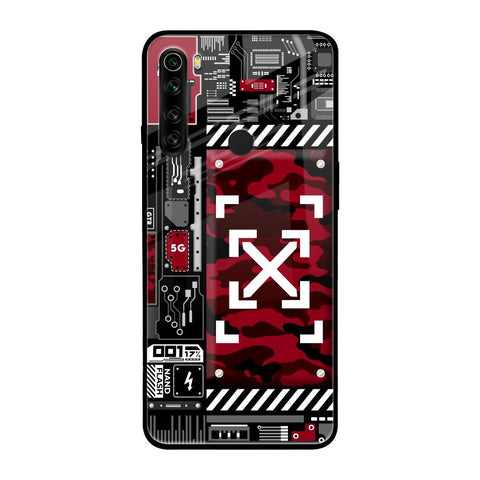 Technology Art Xiaomi Redmi Note 8 Glass Back Cover Online