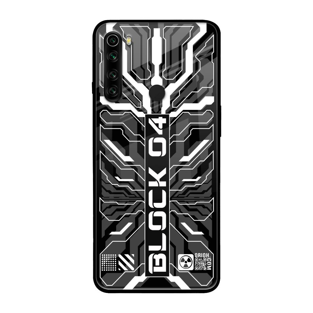 Monochrome Magic Xiaomi Redmi Note 8 Glass Back Cover Online
