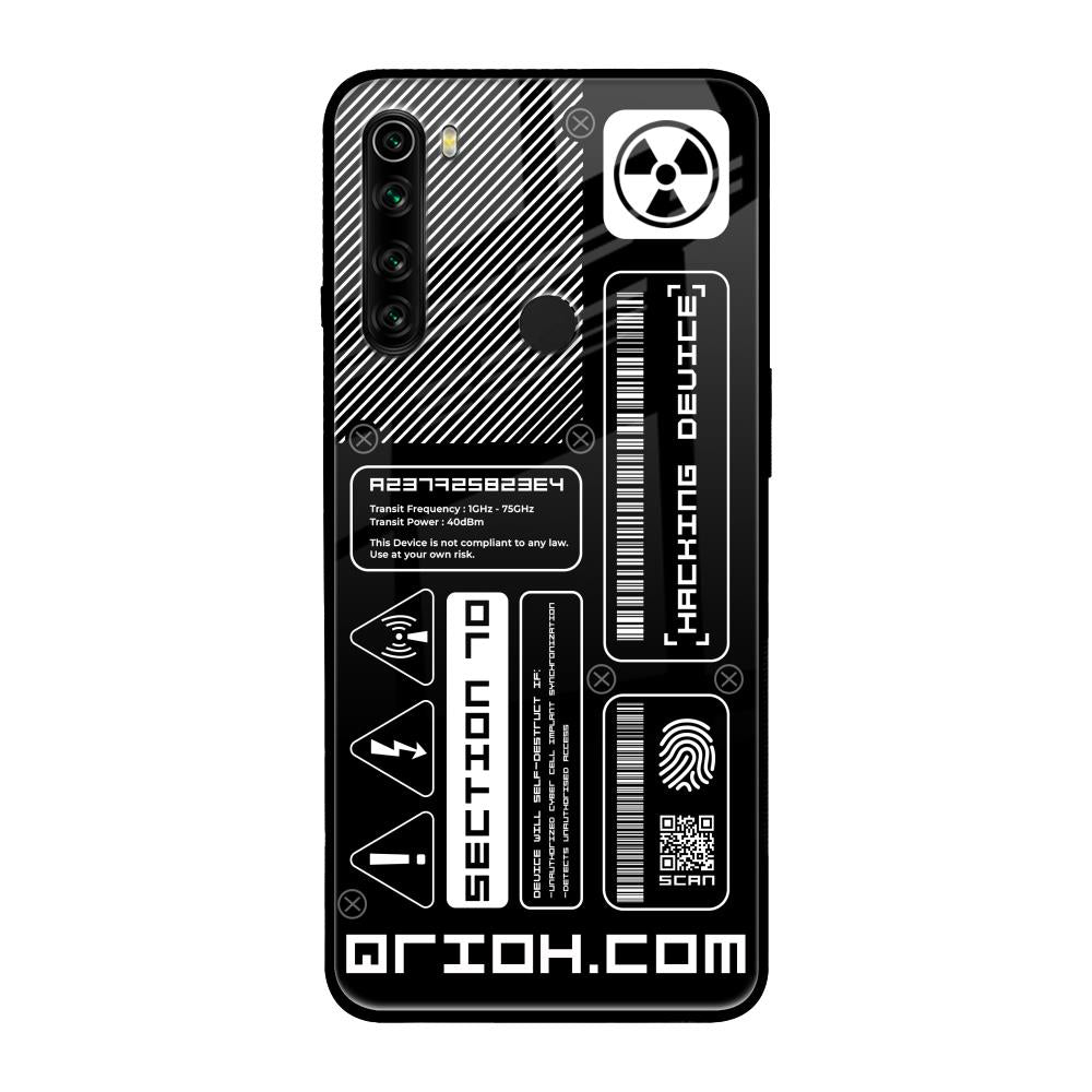 Futuristic Art Xiaomi Redmi Note 8 Glass Back Cover Online