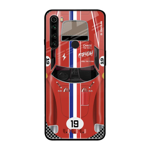 Racing Vintage Xiaomi Redmi Note 8 Glass Back Cover Online