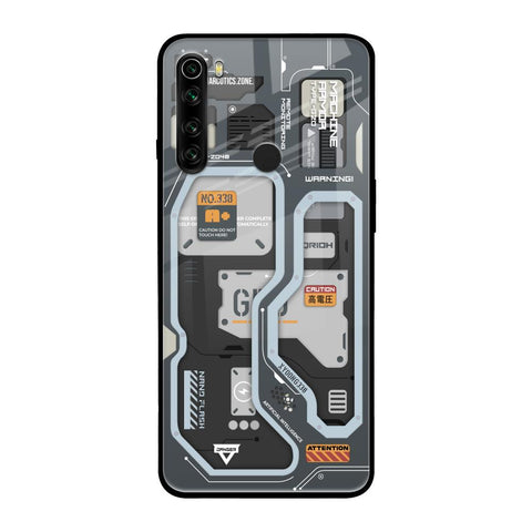 Retro Futuristic Xiaomi Redmi Note 8 Glass Back Cover Online