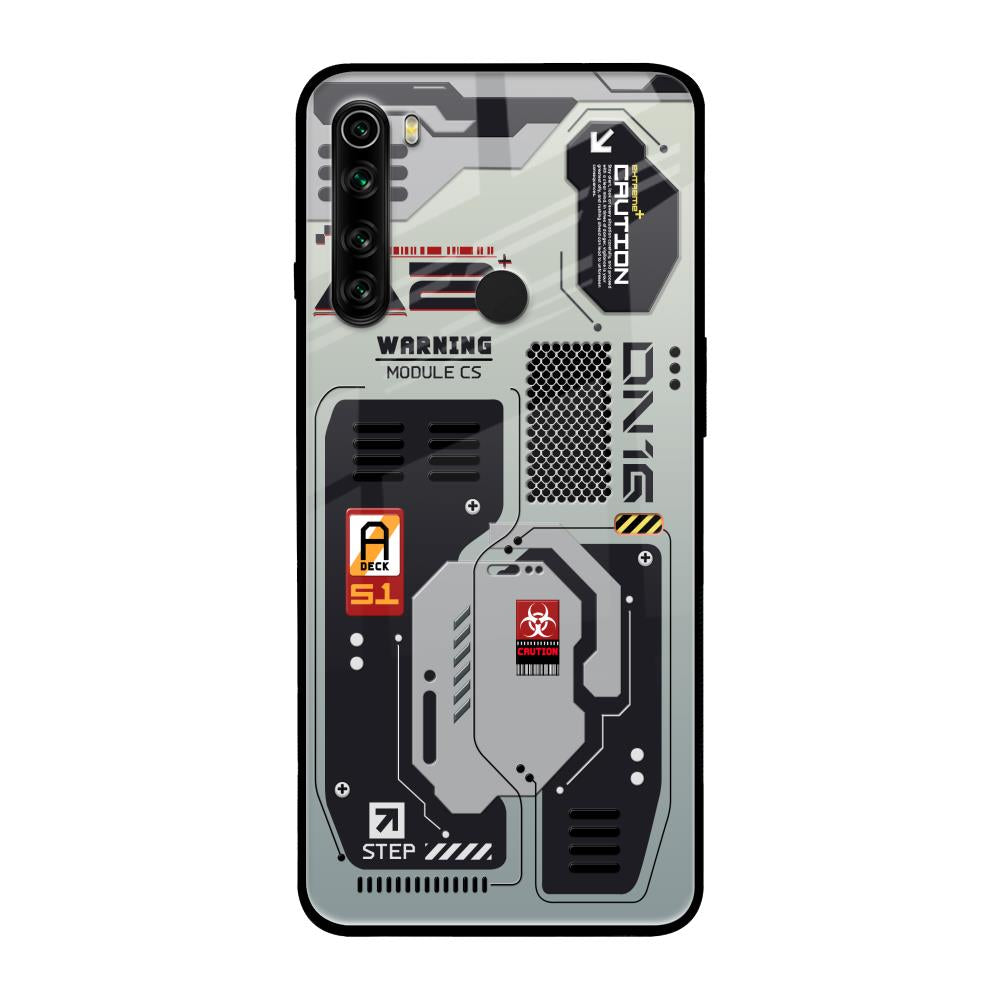 Techno Vibes Xiaomi Redmi Note 8 Glass Back Cover Online