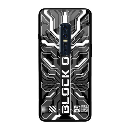 Monochrome Magic Vivo V17 Pro Glass Back Cover Online