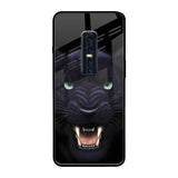 Angry Black Leopard Vivo V17 Pro Glass Back Cover Online