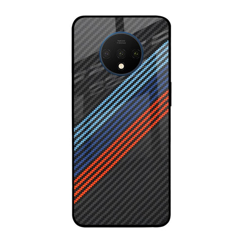 Carbon Inspired OnePlus 7T Glass Back Cover Online