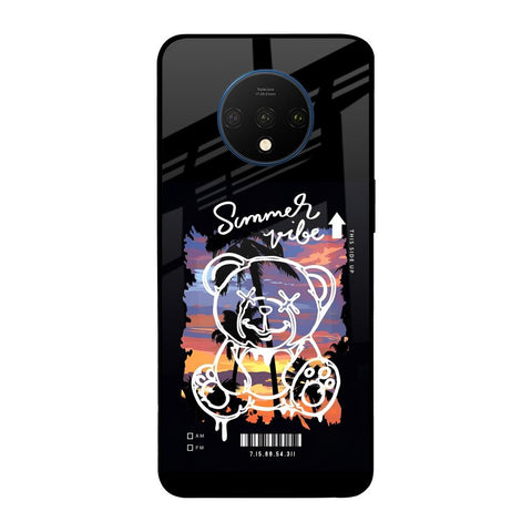 Summer Vibe OnePlus 7T Glass Back Cover Online