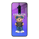 Gangsta Bear OnePlus 7T Pro Glass Back Cover Online
