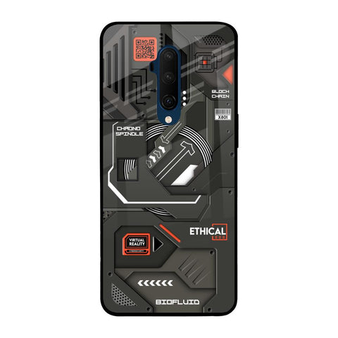 Tech Aesthetics OnePlus 7T Pro Glass Back Cover Online