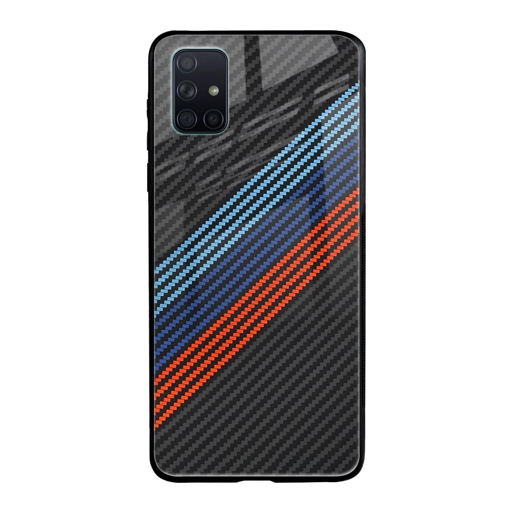 Carbon Inspired Samsung Galaxy A51 Glass Back Cover Online