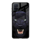 Angry Black Leopard Samsung Galaxy A51 Glass Back Cover Online