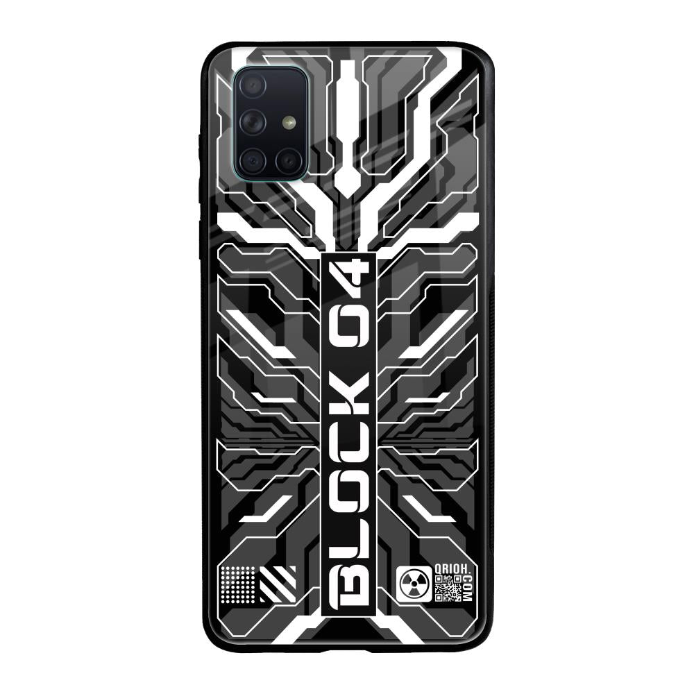 Monochrome Magic Samsung Galaxy A71 Glass Back Cover Online