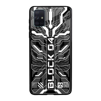 Monochrome Magic Samsung Galaxy A71 Glass Back Cover Online