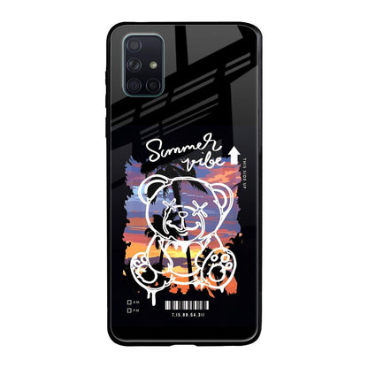Summer Vibe Samsung Galaxy A71 Glass Back Cover Online