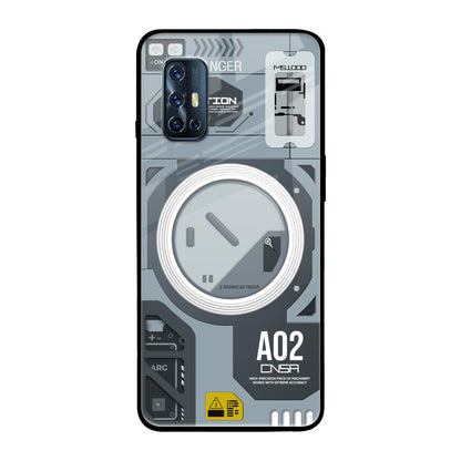 Modern Technology Vivo V17 Glass Back Cover Online