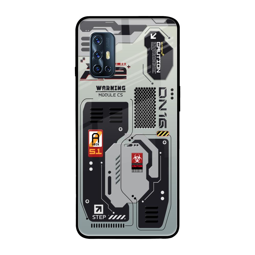 Techno Vibes Vivo V17 Glass Back Cover Online