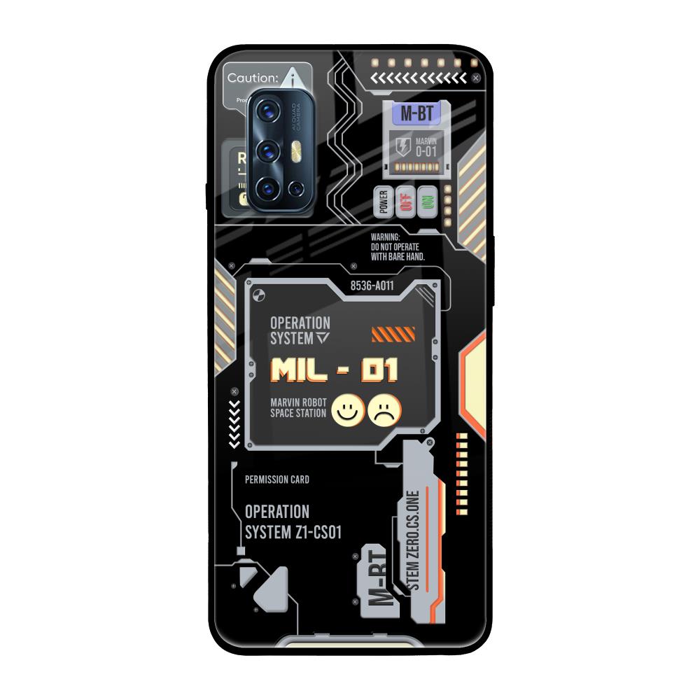 Exposed Parts Vivo V17 Glass Back Cover Online