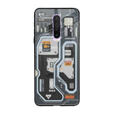 Retro Futuristic Xiaomi Redmi K30 Glass Back Cover Online