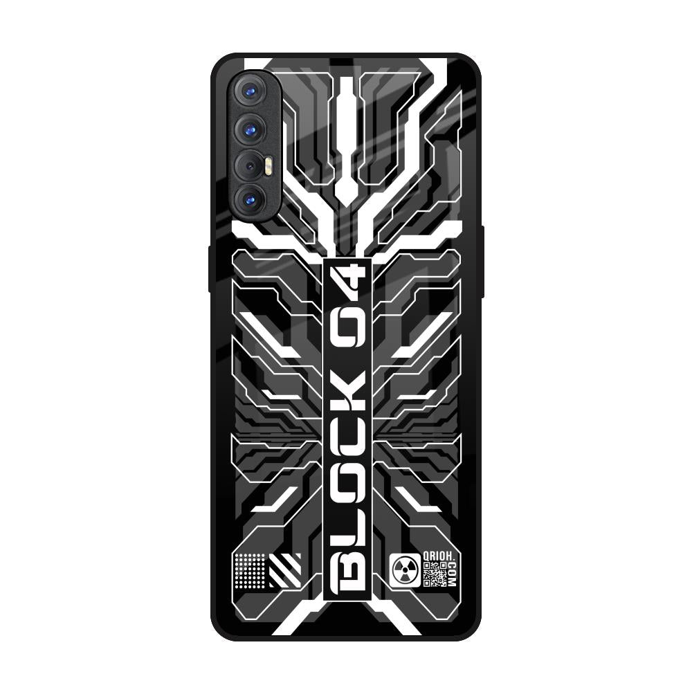 Monochrome Magic Oppo Reno 3 Pro Glass Back Cover Online