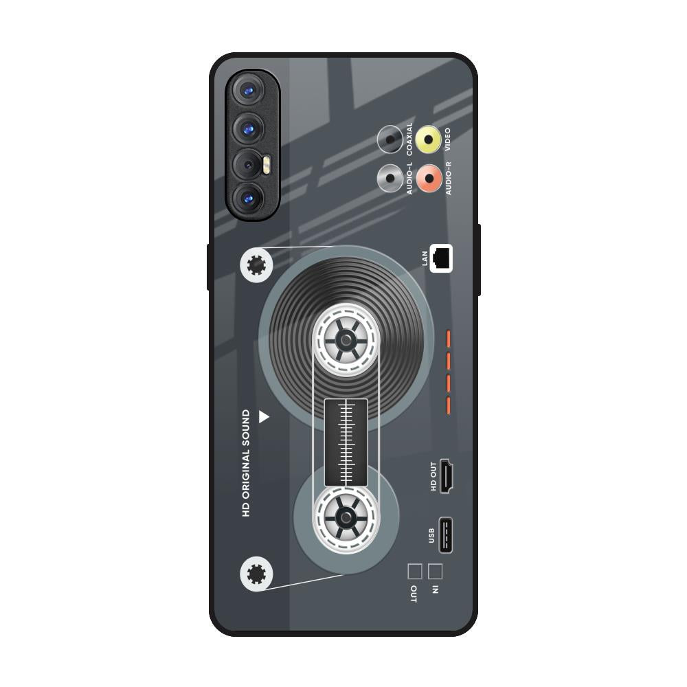 Retro Recorder Oppo Reno 3 Pro Glass Back Cover Online