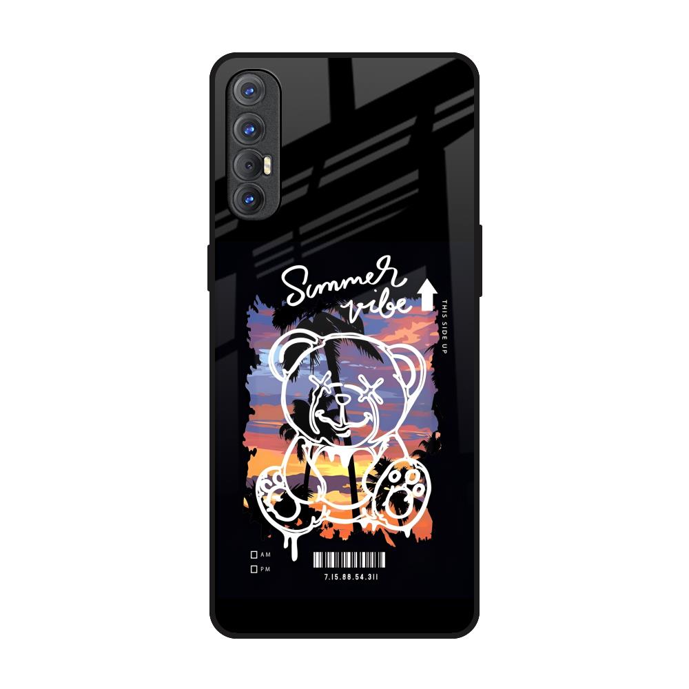 Summer Vibe Oppo Reno 3 Pro Glass Back Cover Online
