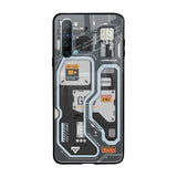 Retro Futuristic Oppo Reno 3 Glass Back Cover Online
