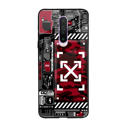 Technology Art Poco X2 Glass Back Cover Online