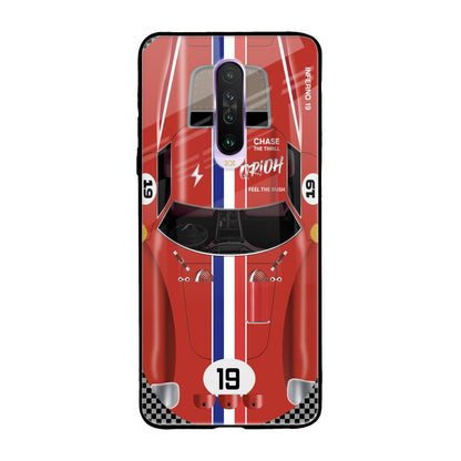 Racing Vintage Poco X2 Glass Back Cover Online