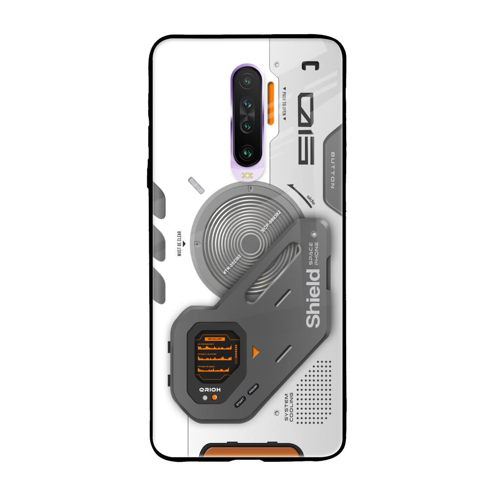 Liberty Cyber Poco X2 Glass Back Cover Online
