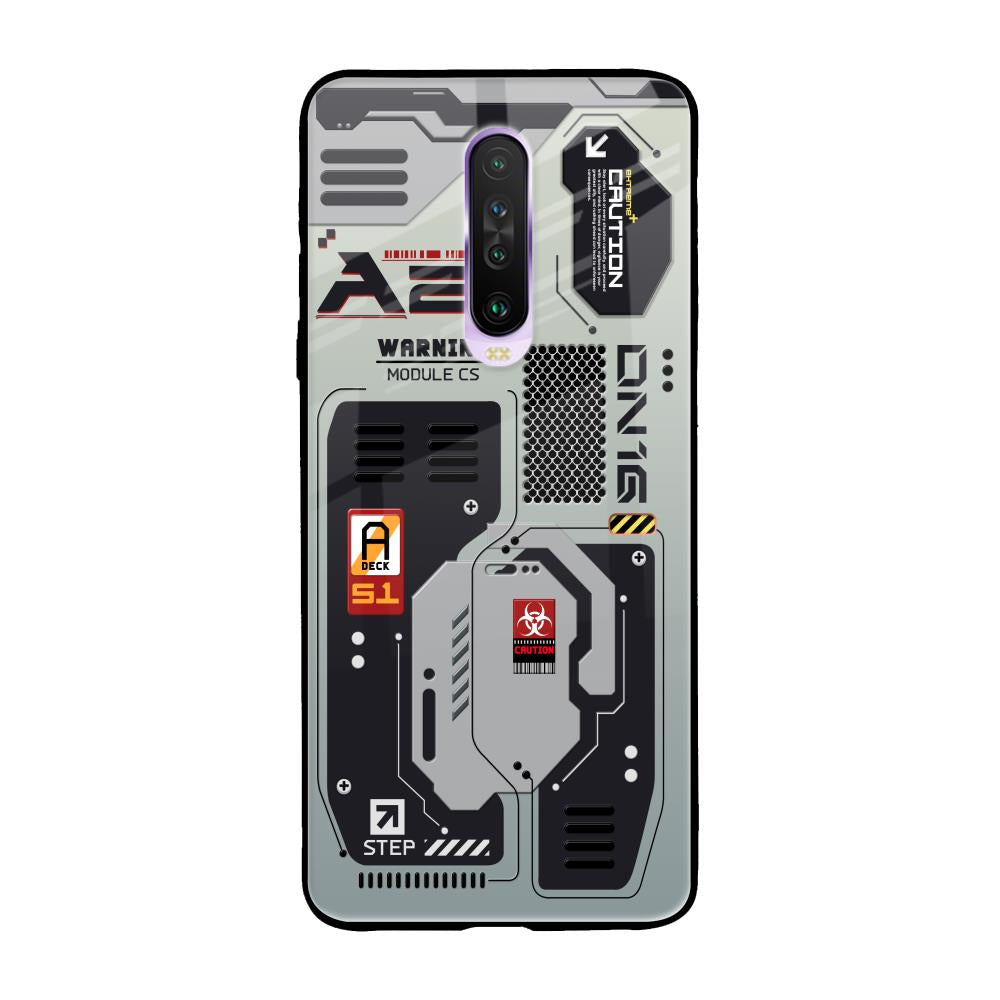 Techno Vibes Poco X2 Glass Back Cover Online