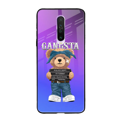 Gangsta Bear Poco X2 Glass Back Cover Online