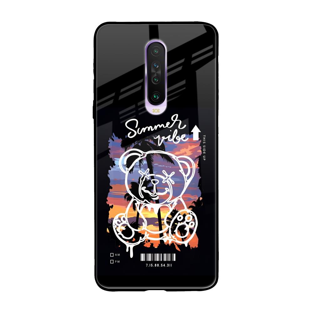 Summer Vibe Poco X2 Glass Back Cover Online