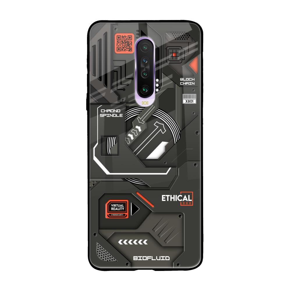 Tech Aesthetics Poco X2 Glass Back Cover Online