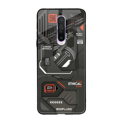 Tech Aesthetics Poco X2 Glass Back Cover Online