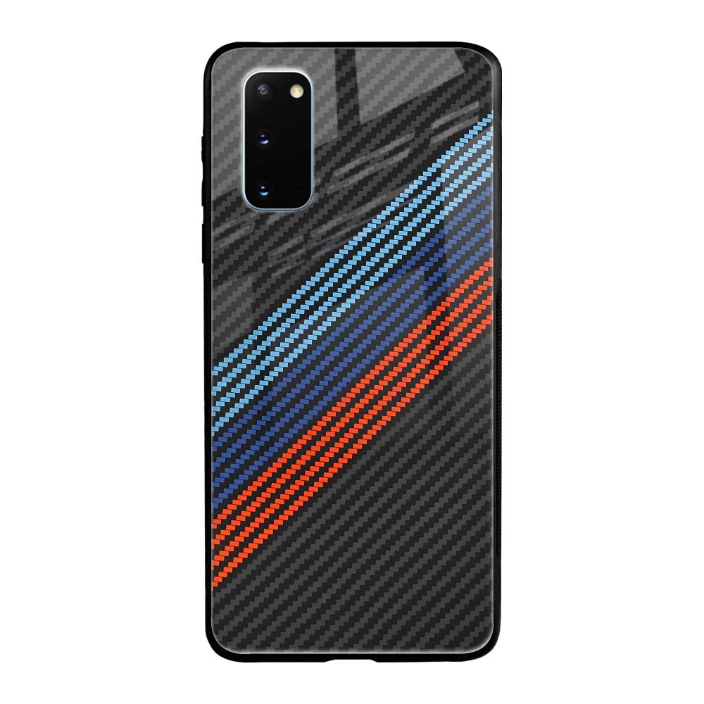 Carbon Inspired Samsung Galaxy S20 Glass Back Cover Online