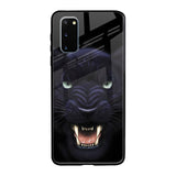 Angry Black Leopard Samsung Galaxy S20 Glass Back Cover Online