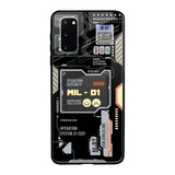 Exposed Parts Samsung Galaxy S20 Glass Back Cover Online