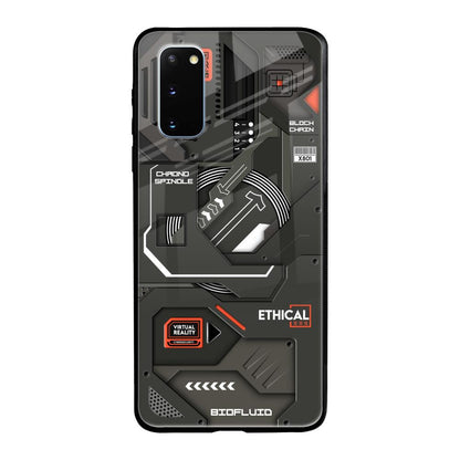 Tech Aesthetics Samsung Galaxy S20 Glass Back Cover Online