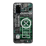 Green Camo Circuit Samsung Galaxy S20 Plus Glass Back Cover Online