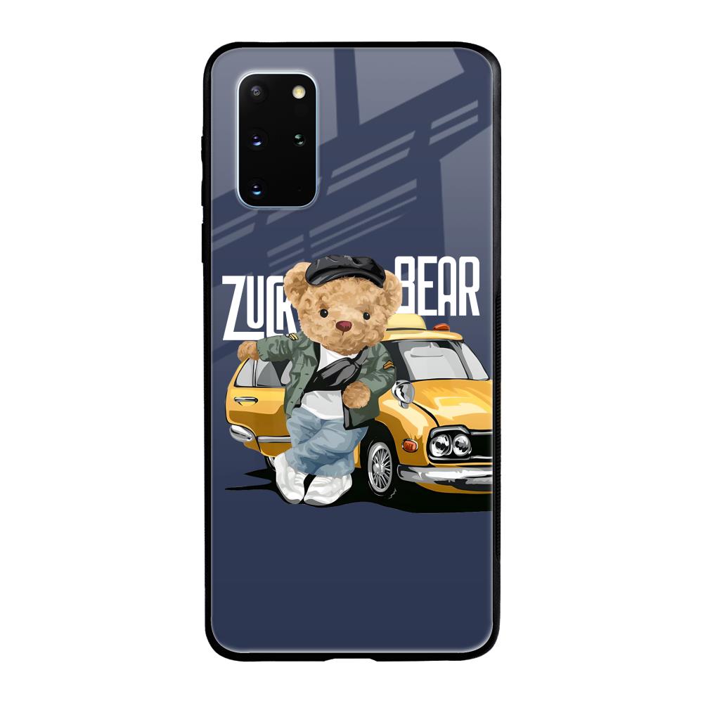 Adventurous Bear Samsung Galaxy S20 Plus Glass Back Cover Online