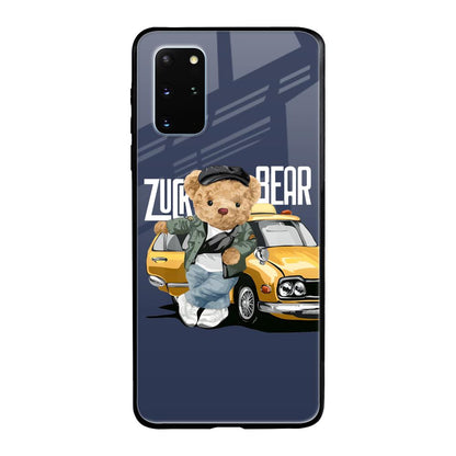 Adventurous Bear Samsung Galaxy S20 Plus Glass Back Cover Online
