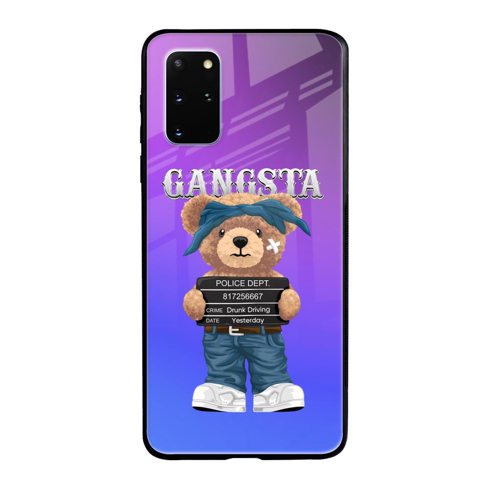 Gangsta Bear Samsung Galaxy S20 Plus Glass Back Cover Online