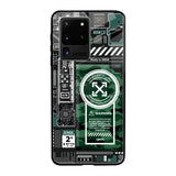 Green Camo Circuit Samsung Galaxy S20 Ultra Glass Back Cover Online